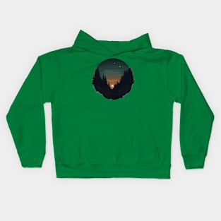 Go Outside, wander but not the lost, hiking Kids Hoodie